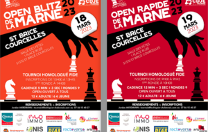Open de la Marne, Blitz 18/03/2023 et Rapide 19/03/2023, Saint-Brice Courcelles