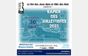 Rapide des Juillettistes, Reims, 30/07/2023