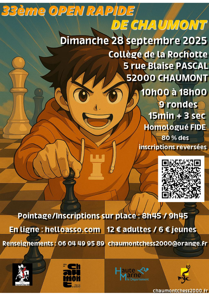 33ème Open Rapide de Chaumont
