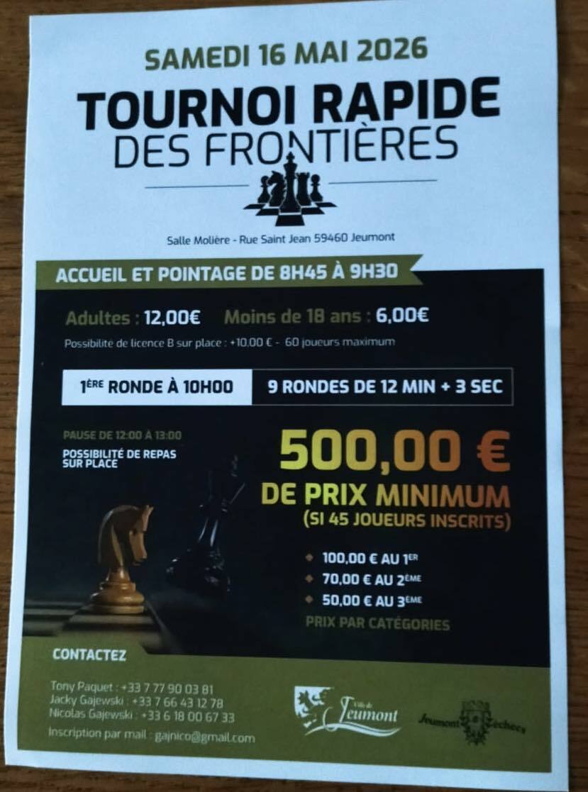 2ème Rapide des Frontières à Jeumont