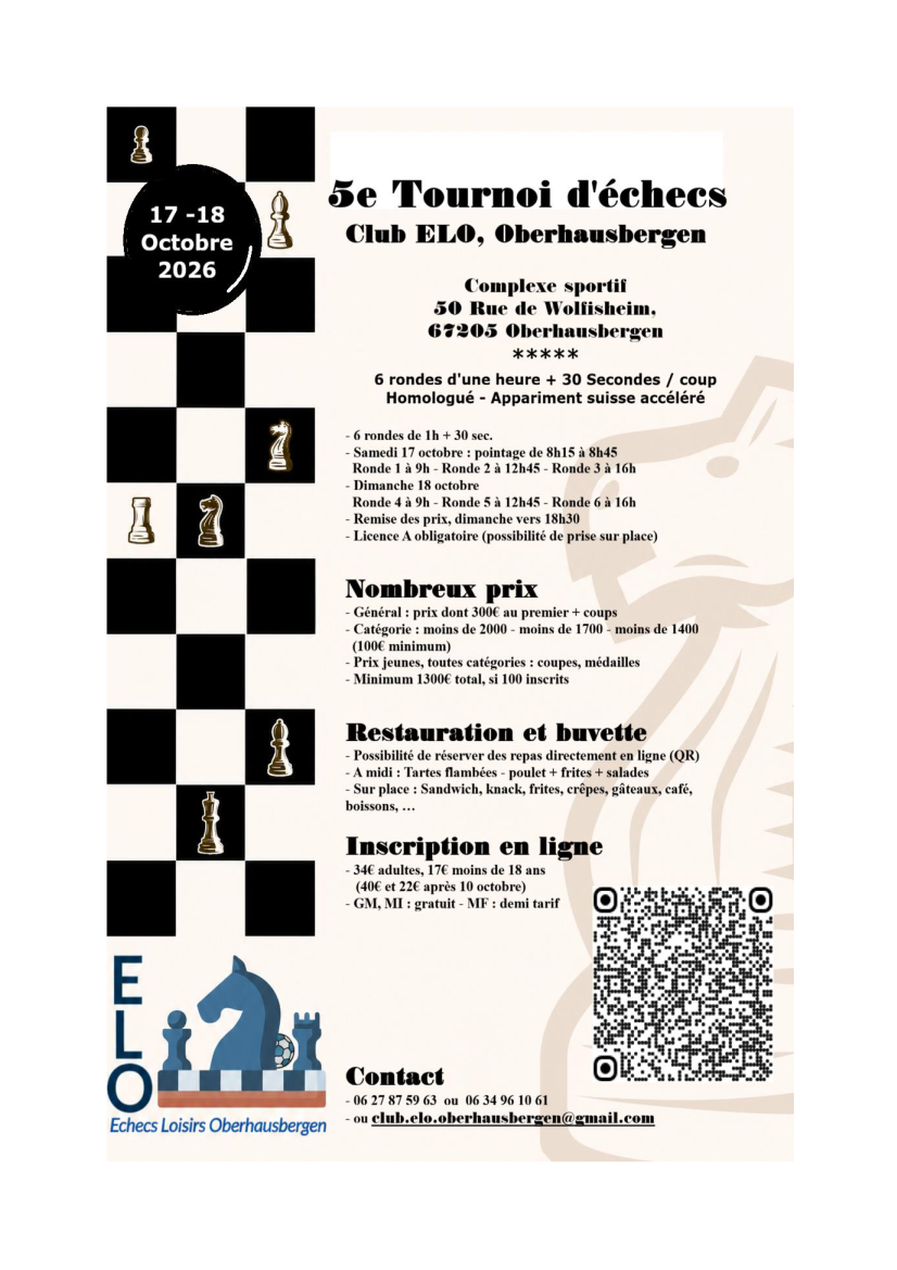 Open du Club ELO-Strasbourg (Oberhausbergen)