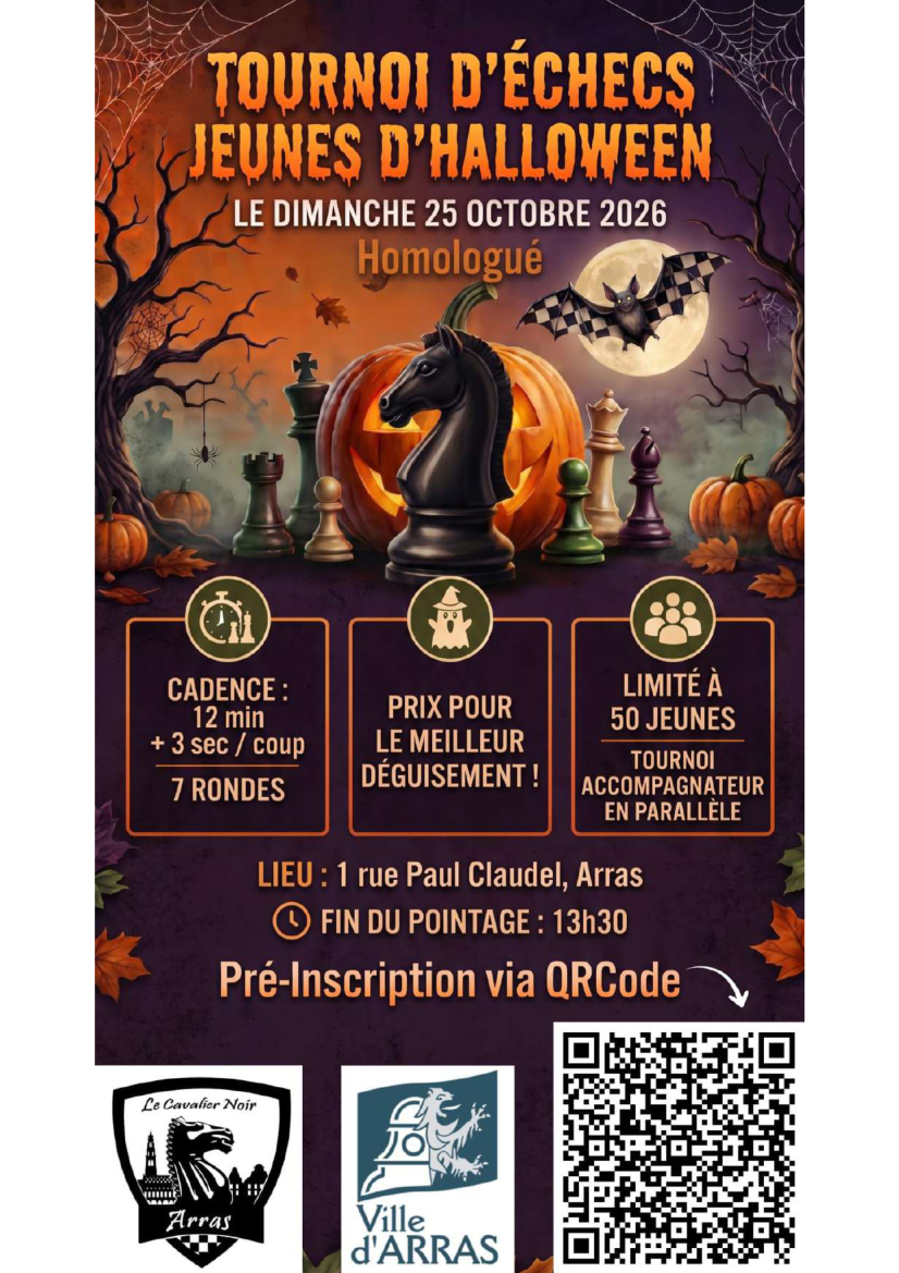 1er Tournoi Halloween Jeunes d'Arras