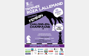 Trophée Roza Lallemand