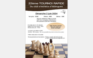 22ème rapide FIDE d'Isbergues