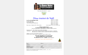 24ème Tournoi de Noël de La Dame Noire