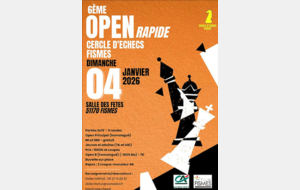 6ème Open Rapide Individuel de Fismes