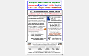 35ème rapid'échecs Reines et Rois