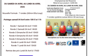 14th Chess Open Juvisy - Mémorial Arnaud Courrier