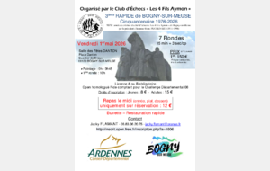 3ème Rapide Bogny-sur-Meuse 2026 - Cinquantenaire 1976-2026