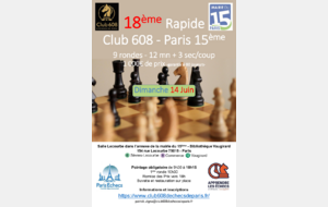 18ème Rapide Club 608 - Paris
