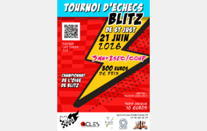 2ème Tournoi Blitz de Saint Just