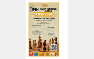 11ème Open Rapide de Cergy-Pontoise