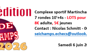 16ème Rapide de Seichamps Echecs