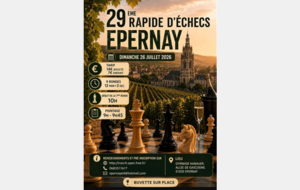 29ème rapide d'échecs - Epernay
