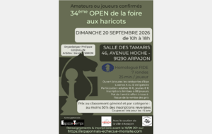 34ème Open Arpajonnais de la foire aux haricots