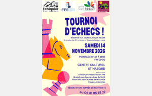 Tournoi d'Echecs d’automne des Petits Cavaliers de Saint-Nabord