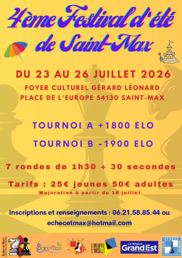 4ème Festival d'été de Saint-Max