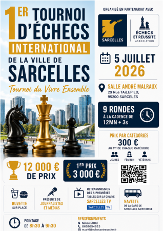 1er Open d'echecs International de Sarcelles