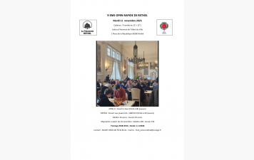 9ème Open rapide de Rethel, Rethel, 11/11/2025