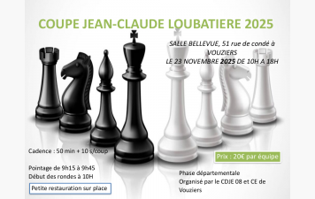 Coupe Loubatière phase départementale, Vouziers, 23/11/2025