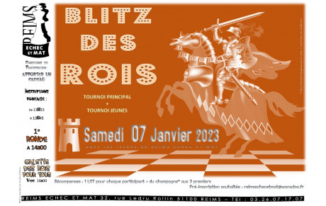 Blitz des rois, Reims, 07/01/2023