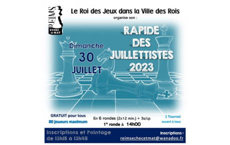 Rapide des Juillettistes, Reims, 30/07/2023