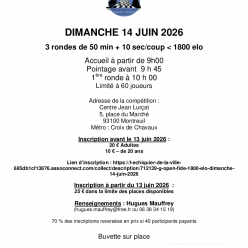 9ème Open Fide de Montreuil