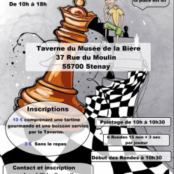 Tournoi Open d'échecs - Stenay