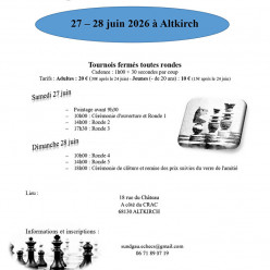 9ème Festival "Sundgo'chess"