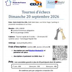 Tournoi d'échecs de Saint-André