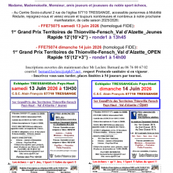 1er GrandPrix des Territoires Thionville-Fensch et Val d'Alzette Open