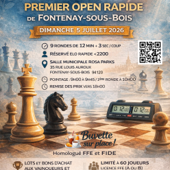 Open rapide Echiqeo Fontenay-sous-Bois