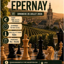 29ème rapide d'échecs - Epernay