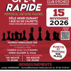 Open Rapide - Mémorial Antoine Favarel